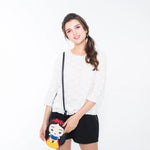 Snow White character holding apple purse model 2