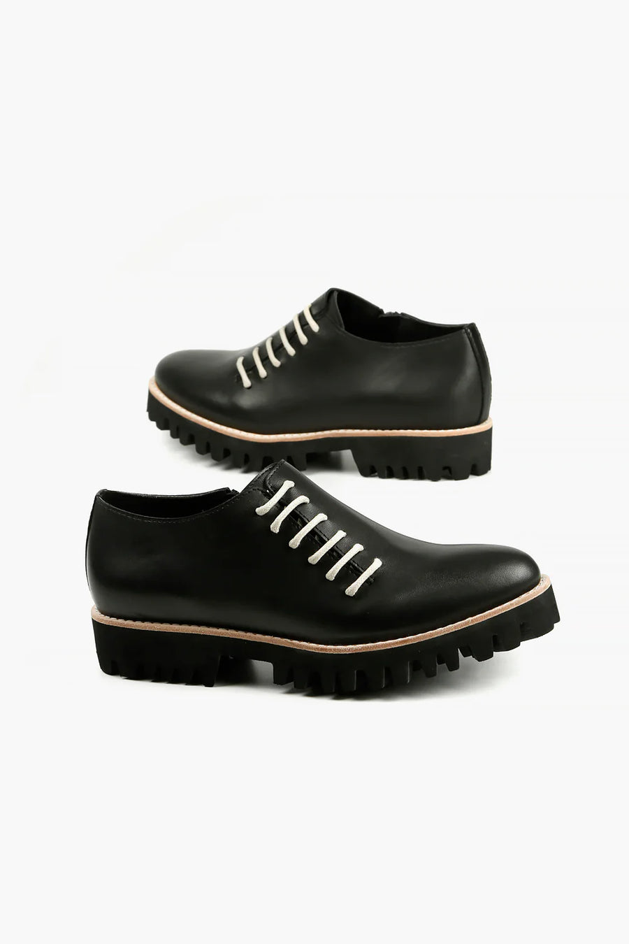 All Black Side Cord Loafer E046