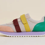 Multicolored velcro sneaker alt view