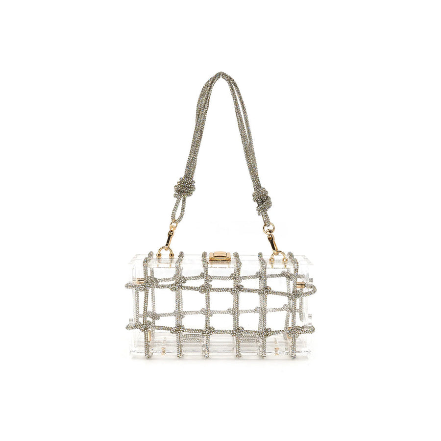 BC Bags Crystal Clear Clutch