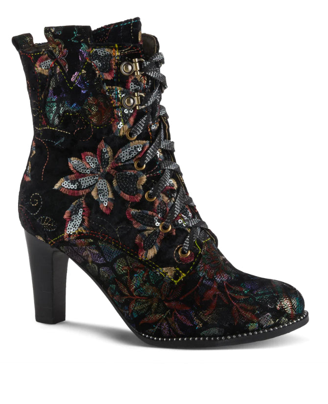Spring Step Glisten Heel Bootie M033