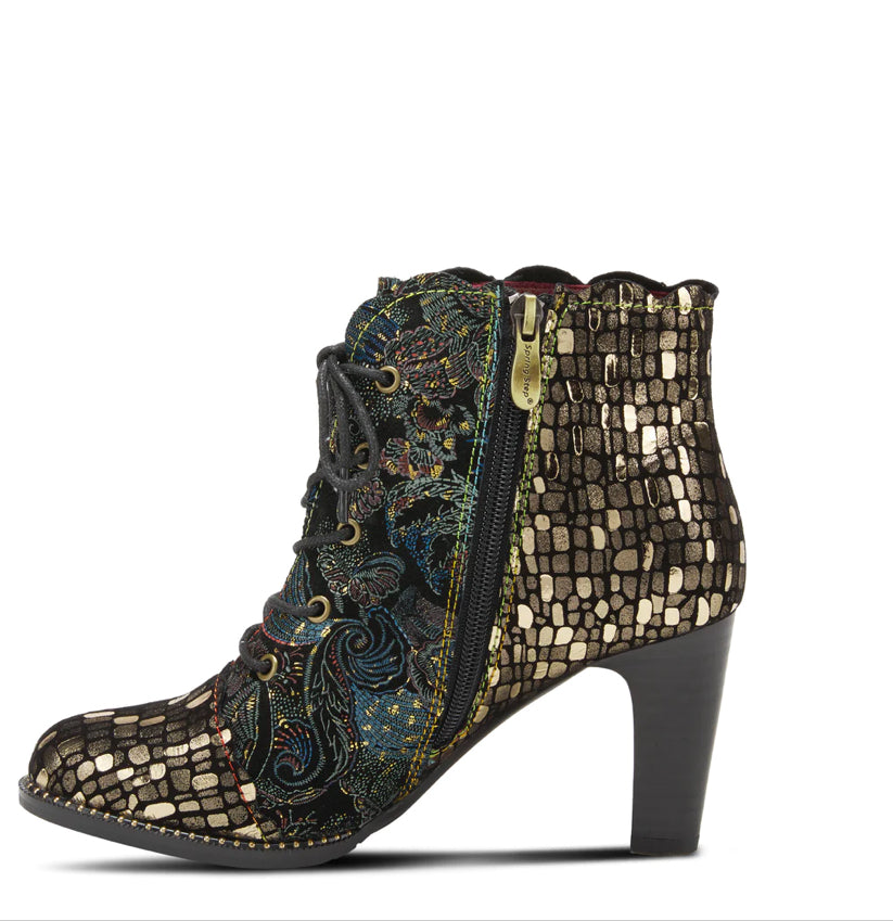 L’Artiste Glitterail Heel Bootie M023