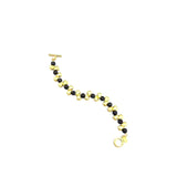 Gina Riley Metal and Semi Precious Stone Beaded Bracelet RR303