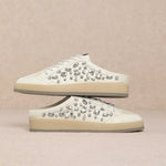 Beige sneaker with jewel embellishments pair 3