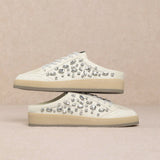 Beige sneaker with jewel embellishments pair 3
