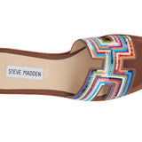 Multicolored striped sandal top