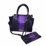 Bently Croc-Embossed Tote Bag