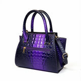 Bently Croc-Embossed Tote Bag