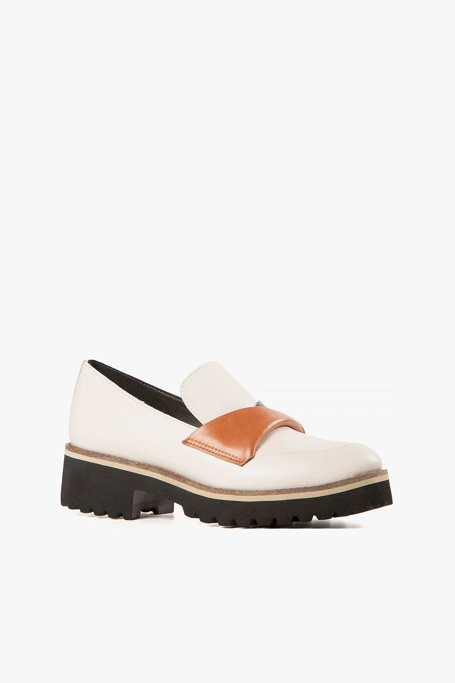All Black Flatsash Lugg Loafer E158