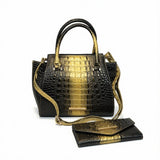 Bently Croc-Embossed Tote Bag
