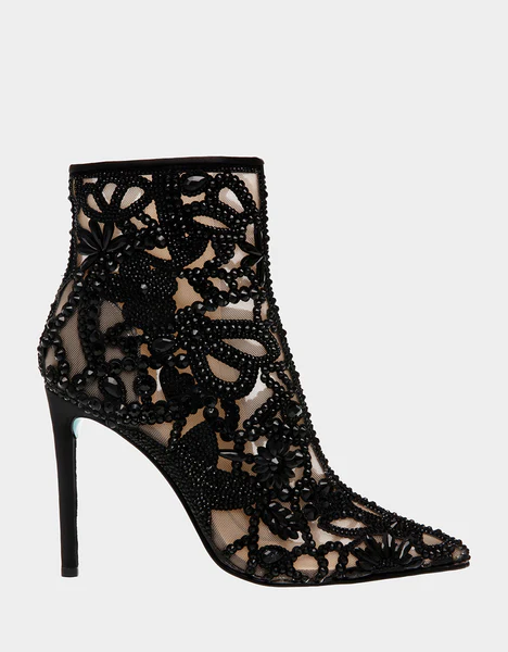 Betsey Johnson Bolt Heel Bootie E122