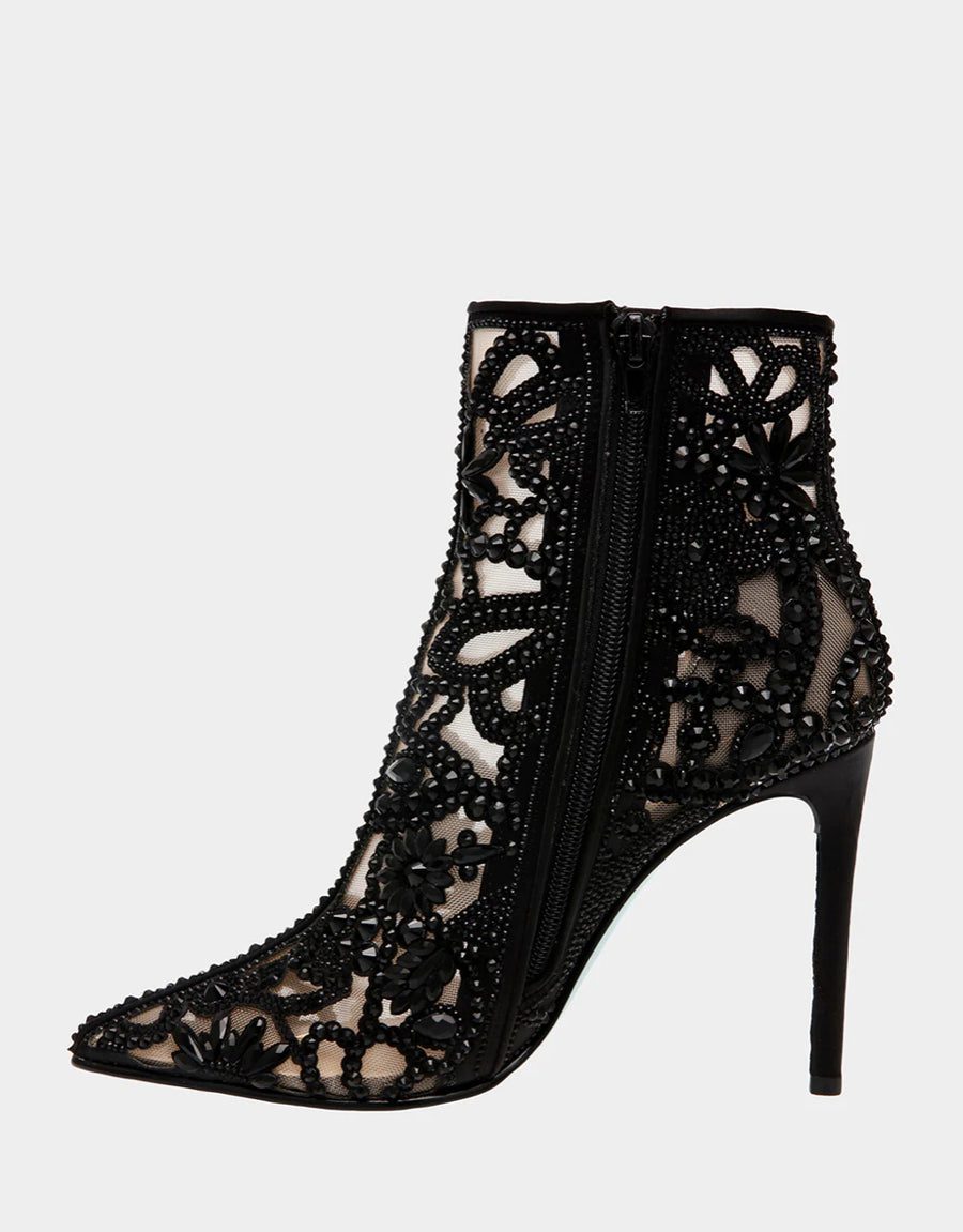 Betsey Johnson Bolt Heel Bootie E122