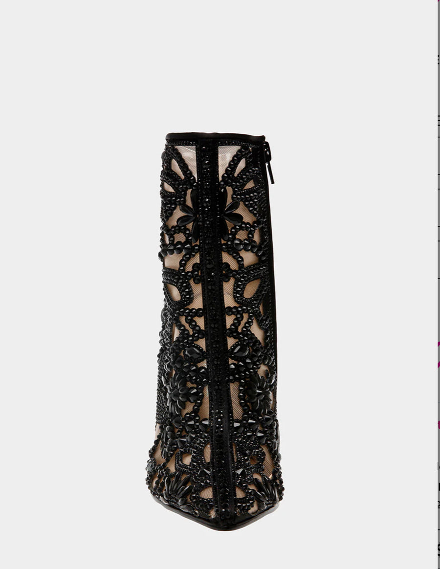 Betsey Johnson Bolt Heel Bootie E122