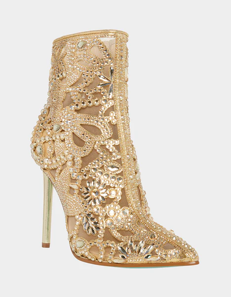 Betsey Johnson Bolt Heel Bootie E124