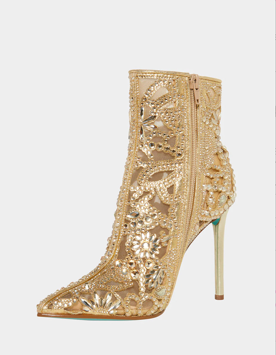 Betsey Johnson Bolt Heel Bootie E124