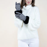 Very Moda Houndstooth Gloves