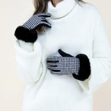 Very Moda Houndstooth Gloves
