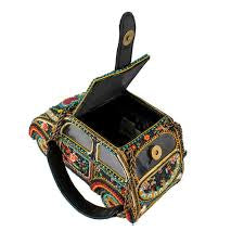 Nima Beaded VW Bug Handbag