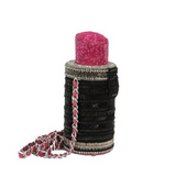 Lipstick Beaded Crossbody Handbag