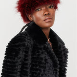 Jayley Red Fox Fur Headband