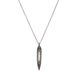 Gina Riley Small Bullet Crystal Necklace 2031