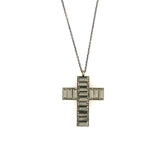 Gina Riley Small Baguette Cross Necklace 2167
