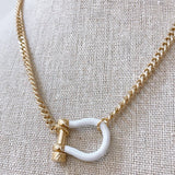 Treasure Jewels Horseshoe Necklace