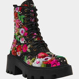 Betsey Johnson Greda Combat Boot K086
