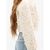 Azalea Wang Ethel Pearl Bomber Jacket
