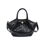 Urban Expressions Selena Embossed Woven Crossbody Bag