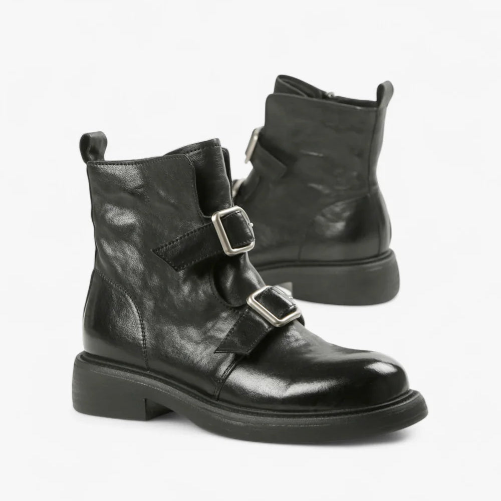 All Black The Buckle Boot K110