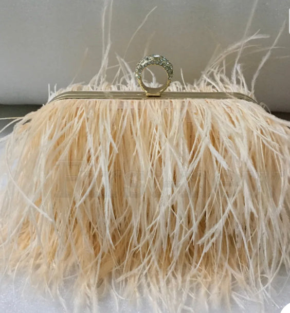BC Bags Feather Evening Clutch