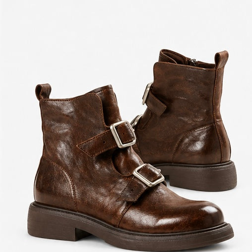 All Black The Buckle Boot K112