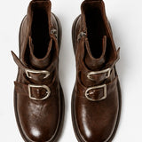 All Black The Buckle Boot K112