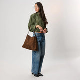 Moda Luxe Neve Croco Tote Bag