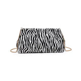 Graphic Stripe Elva Zebra Clutch