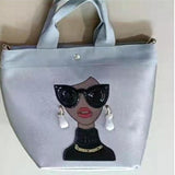 INS Gal With Pearl Earring Handbag