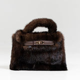 Luxe Mink Convertible Crossbody Bag
