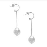 Zenzii Drop Ball Medallion Earrings