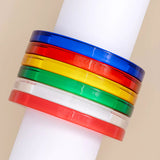Zenzii Chunky Lucite Bangle Bracelet
