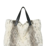 Confidante Cream Faux Fur Handbag