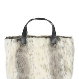 Confidante Cream Faux Fur Handbag