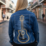 Bhavna Kanakia Guitar Denim Jacket