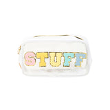 Fame Stuff Patch Clear Cosmetic Bag