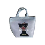INS Gal With Pearl Earring Handbag