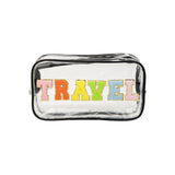 Fame Travel Patch Clear Cosmetic Bag