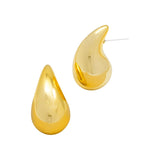 Zenzii Metal Chunky Crescent Drop Earring