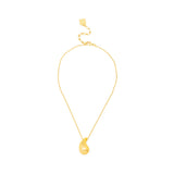 Zenzii Metal Chunky Crescent Charm Collar Necklace