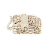 Crystal Embellished Elephant Purse