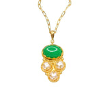 Ancient Bazaar Gold Plated Brass Necklace